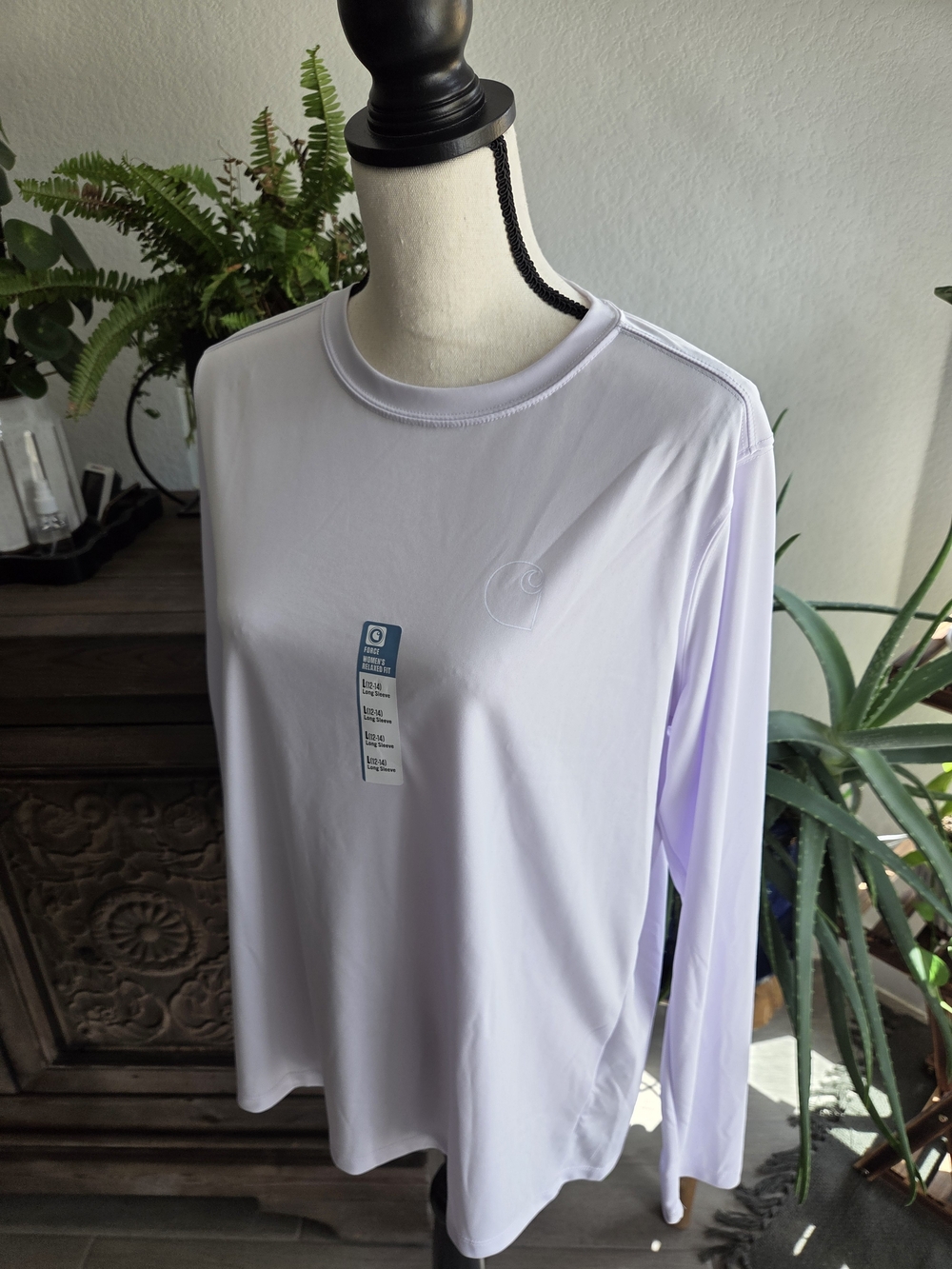 Carhartt Women's Force Sun Defender Long-Sleeve Performance Tee UPF 50